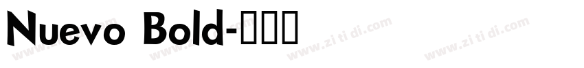 Nuevo Bold字体转换